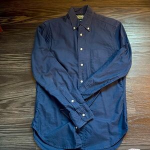 Gitman Brothers Vintage Navy Blue Button Down
